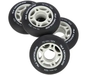 NILS Extreme PU 70x24 82A Mattschwarze Felgen, 4 Stück