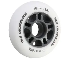 NILS Extreme PU 76x24 82A Mattfelgen weiß 4 Stück