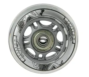 NILS Extreme Set transparenter PU-Rollen 70x24 + ABEC7-Kugellager