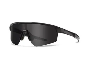 VeyRey Sports polarisierte Sonnenbrille Monoal schwarzer Rahmen schwarze Gläser