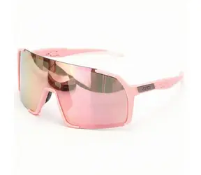 VeyRey Sports Sonnenbrille Burub, pinkfarbenes Gestell, pinkfarbene Gläser