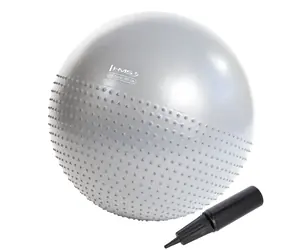HMS YB03N Massage-Gymnastikball 65 cm hellgrau