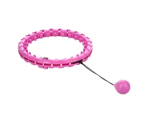 HMS FH01 Massage-Hula-Hoop-Reifen mit Gewicht, lila