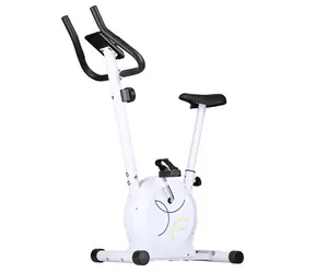 One Fitness RM8740 Magnetisches Heimtrainer-Fahrrad weiß