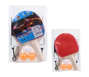 MaDe 96959 - Set aus Tischtennisschlägern, 3 Bällen und Netz