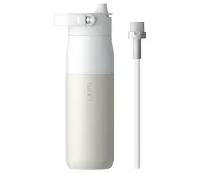 LARQ Swig Top 680ml Trinkflasche aus Granitweiß/Edelstahl