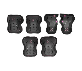 NILS EXTREME H320 SCHWARZ-PINK GRÖSSE L SCHUTZSET 