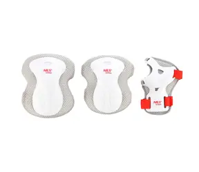 NILS EXTREME H8334 WEISSES SCHUTZSET GRÖSSE L 