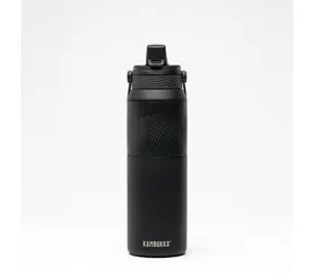 Kambukka Dupla Isolierte 1000 ml Schwarz Rabe / Thermoskanne / Edelstahl 