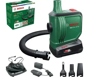 BOSCH EasyInflate 18V-500 / Akkupumpe / 1x 2,0 Ah Akku / Ladegerät