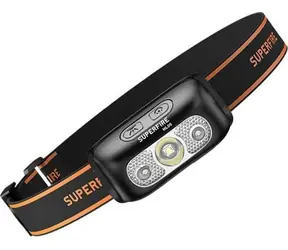 Ausgepackt - Superfire HL05-D Stirnlampe schwarz / 110 lm / USB / ausgepackt