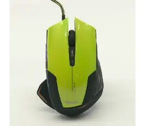 E-BLUE Maus Mazer R grün / optisch / kabelgebunden / Gaming / USB / 6 Tasten + Rad / 2400 dpi