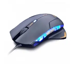 E-BLUE Maus Mazer R schwarz / optisch / kabelgebunden / Gaming / USB / 6 Tasten + Rad / 2400 dpi