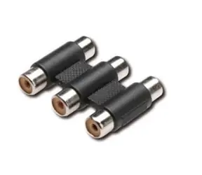 PremiumCord -Stecker 3x Cinch - RCA F/F