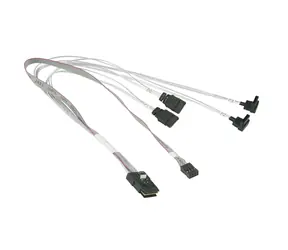 SFF-8087 -> 4×sATA +SGPIO 50cm Kabel (grau, neue Rev.)