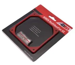 Airen RedVibesFan 92 Antivibrationspad für 92-mm-Lüfter / rot