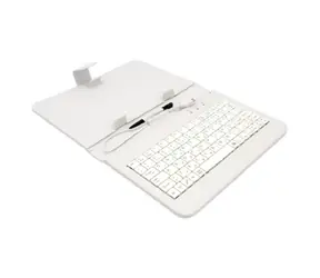 Airen AiTab Leather Case 1 Hülle für 7" Tablet weiß / mit USB-Tastatur / CZ / SK