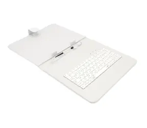 Airen AiTab Leather Case 3 Ledertasche für 9,7" Tablet weiß / mit USB-Tastatur / CZ / SK