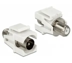 DeLock Keystone Modul IEC Stecker > F Buchse