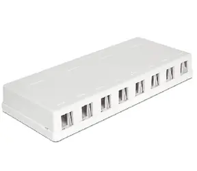 DeLock Keystone Box 8-Port / Wandmontage