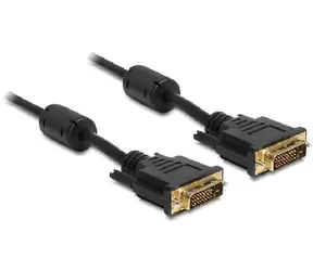 DeLock Verbindungskabel DVI-D 24+1 Stecker - Stecker / 2 m