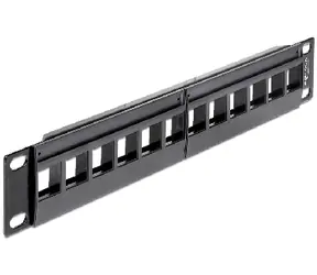 DeLock 10" Keystone Patchpanel / 12 Ports