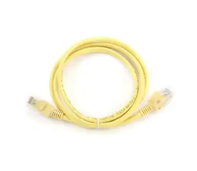Gembird UTP CAT5E 1 m gelb / Patchkabel / mit Schutz