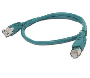 Gembird FTP CAT5E 2m grün / Patchkabel / geschirmt mit Schutz und Geflecht