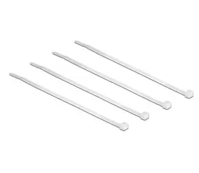 DeLock Straps transparent L 200 x B 3,6 mm 100 Stk
