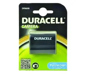 Duracell Akku - DR9668 für Panasonic CGR-S006E/1B / schwarz / 750 mAh / 7,4V
