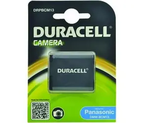 Duracell Akku - DRPBCM13 für Panasonic DMW-BCM13 / schwarz / 1000 mAh / 3,7 V