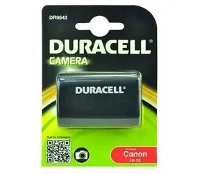 Duracell Akku - DR9943 für Canon LP-E6 / schwarz / 1400 mAh / 7,4V