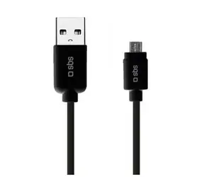 SBS Datenkabel USB 2.0 auf Micro USB schwarz / 1m / Abverkauf