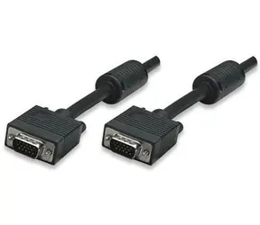 Manhattan -Kabel für SVGA HD15 M/HD15 M-Monitore / geschirmt / 1,8 m / schwarz