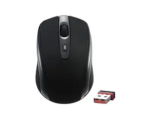 Evolveo WML-306B / Maus / Laser / Kabellos / Nano-USB / 1600 dpi / Schwarz