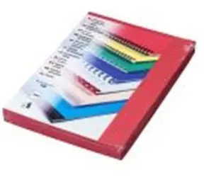 Fellowes Delta A4 Kartonplatten rot / 250g
