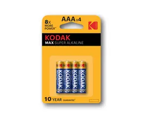 Kodak MAX Alkalibatterie AAA (Blister) 4 Stück / Nachverkauf