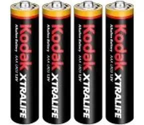 Kodak XTRALIFE AAA-Alkalibatterie / 4 Stück / Blister