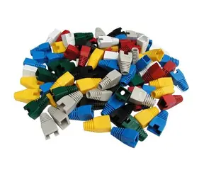DATACOM Schutz für RJ45-Stecker mit Aussparung rot
