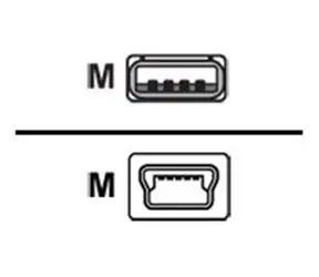 Cisco CAB-CONSOLE-USB / Kabel USB A-Stecker - Mini-USB-B-Stecker