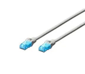 Digitus Ecoline Cable grau 5m / UTP / CAT 5e / AWG 26/7