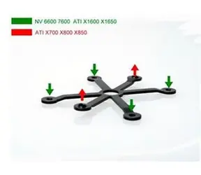 ThermalRight HR-03 Kit / 6-Loch-Adapter zur Montage von Multirotype VGA am Kühler 