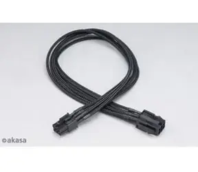 Akasa FLEXA V6 Verlängerungskabel/ 6-polige Stromkabelverlängerung für VGA / 40 cm