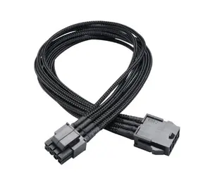 Akasa AK-CBPW08-40BK Flexa P8 / Stromkabelverlängerung / 8 Pin ATX12V / 40 cm 
