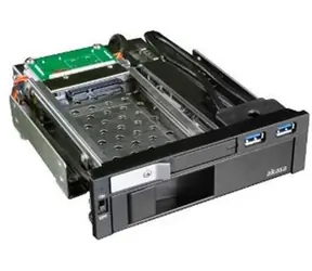 Akasa Mobilbox Lokstor M51 für 2,5" / 3,5" SATA Festplatten / 2xUSB 3.0