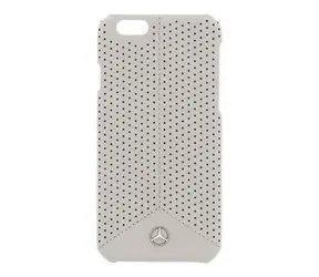 Mercedes Backcover Perforiert für Apple iPhone 6 und 6S grau