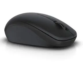 DELL WM126 schwarz / Kabellose optische Maus / 1000dpi / 3 Tasten / USB / 1x AA Batterie