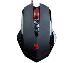 A4Tech BLOODY V8 Core3 mit Metallbeinen / Gaming-Maus / 3200 DPI / HoleLess / 160 KB Speicher / Schwarz