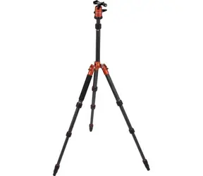 Rollei Compact Traveller No 1 Carbon orange / Traglast 8kg / Ausgefahren 142 cm / Carbon