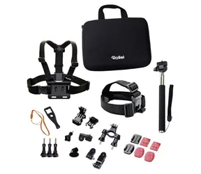 Rollei Outdoor-Zubehör-Set / 23-teilig für Rollei und GoPro Kameras